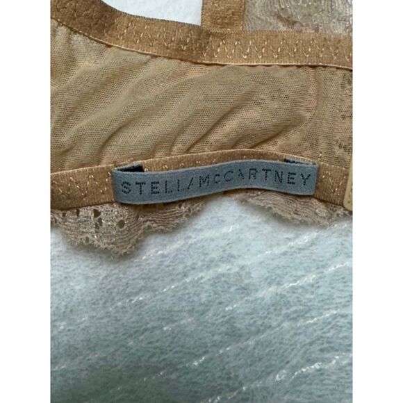 STELLA MCCARTNEY Smooth & Lace Wireless Contour Bra, Padded, Nude, 32DD(E) - Picture 8 of 11